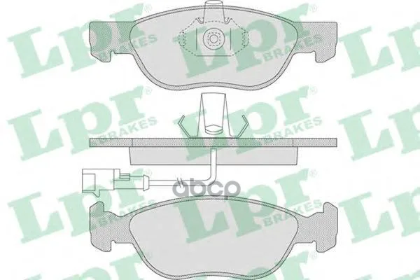 Колодки Тормозные Alfa 145/146/Fiat Bravo-01/Punto 01- Передние С Датчиком Lpr 05p646 Lpr арт. 05P646