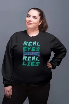 

Angemiel Wear Real Eyes Realize Black Women Sweatshirt