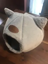 Cat-Bed Cushion Cats-Basket-Bags Nest Pet-Supplies Cave-Sleeping-Bag Zipper for Felt-Cloth