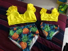 Bañador a juego para madre e hija, ropa de playa, traje de baño para mamá e hija