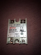 Single-Phase Control Shell Solid-State-Relay White SSR 25da/40da Cover DC AC Plastic