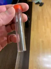 Pluma de hilo de estaño portátil de 1MM, alambre de soldar plateado para herramientas de reparación de instrumentos de teléfono móvil