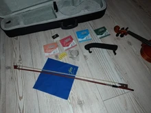 TONGLING-violín de madera maciza con acabado mate para niños, caja para principiantes, cuerdas para arco silenciosas, 4/4, 3/4, 1/4, 1/8