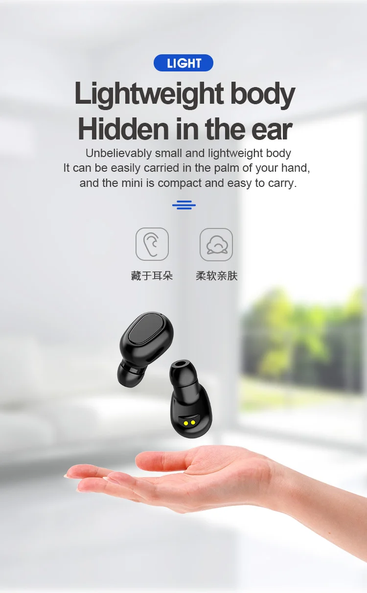 TWS Водонепроницаемый Bluetooth 5,0 наушники настоящие Беспроводные Мини спортивные наушники-вкладыши Наушники HD стерео гарнитуры светодиодный дисплей с микрофоном
