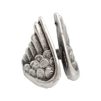 

Ring jewelery wings (jewelery alloy, silver) 53400