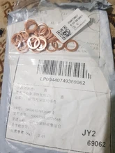 20 unidades de sello espaciador de Arandela de cobre de 10mm x 14mm x 1mm para tuberías, electrónica, productos para el hogar y aplicaciones biomédicas