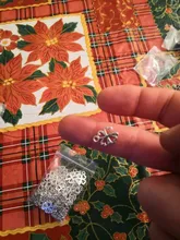 50 Uds Charms Flor de trébol 17x14mm AJUSTE DE colgante antiguo, Vintage bronce tibetano Color plata buscando, DIY para pulsera collar