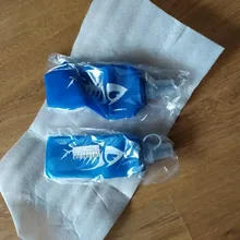 250/500ml de silicona botella de agua para senderismo Tpu deportes botella suave plegable corriendo bolsa de agua de botella de agua para senderismo