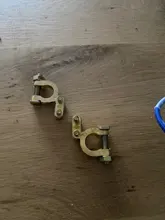 Abrazadera de Cable de Terminal de batería de coche, 2 uds., Terminal de poste rápido, pinzas de conector eléctrico positivo y negativo, accesorio automático