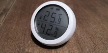 Tuya ZigBee-Sensor inteligente de temperatura del hogar y humedad, dispositivo con pantalla LED que funciona con asistente de Google y Tuya Zigbee Hub