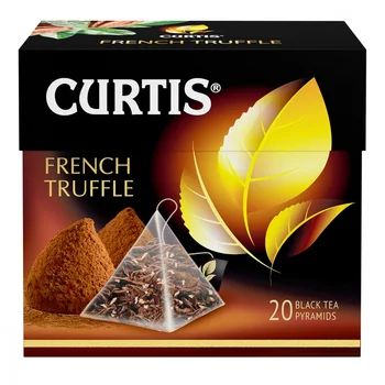 

Tea Curtis "French truffle", black with additives, 20 Pyramids