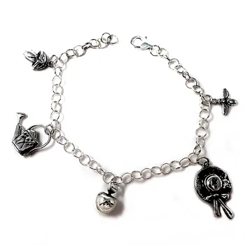 

Bracelet 925 Sterling silver m fetish 19cm. Reasons gardening clasp women