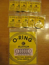Junta tórica para reloj, 200 Uds., impermeable, 0,5mm/0,6mm/0,7mm, cubierta de sellado trasero, juntas, herramienta de reparación de reloj