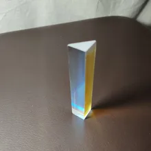 1pcs Optical Glass Right Angle Reflecting Triangular Prism For Teaching Light Light
