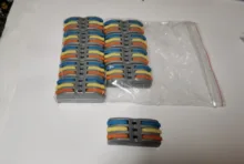 Cable-Connectors Splicing Spring Push-In-Terminal-Block Fast-Wire Universal Mini Compact