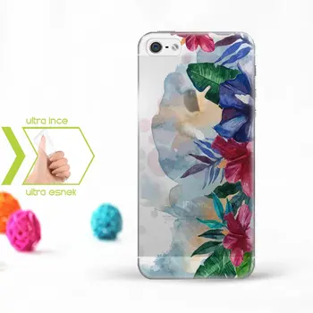 

Personalized iPhone 5-5S Slim Clear Silicone Phone Cover (Leaf Temalı-12)