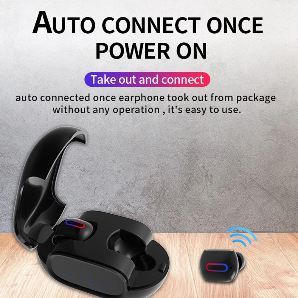 50 шт. KPHRTEK G2 TWS сенсорная Bluetooth гарнитура 5,0 настоящая Беспроводная невидимая спортивная Гарнитура для бега Универсальная