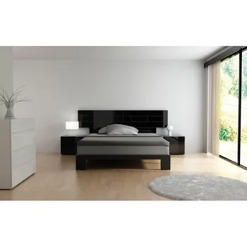 

Modern headboard for bedroom, lacquered shine