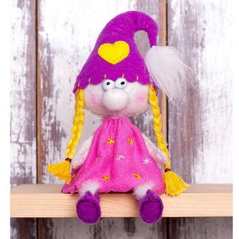

Пфг-1555 set for creating toys from felt series 'гномики' gnomochka