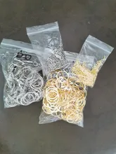 200 unids/lote pequeño Mini ojo Pins eyepin ganchos ojales tornillo roscado 8 colores cierres ganchos DIY joyería hacer accesorios