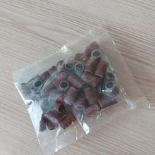 100/50pc lijado de bandas de manicura máquina 180/120/80 Grit uña taladro broca de pulido archivos pedicura herramienta BEND261