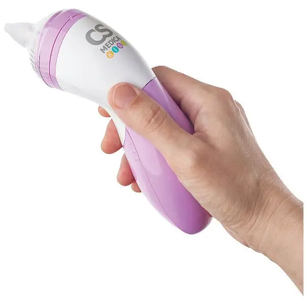 Электронный назальный аспиратор CS Medica Kids CS-14, белый/розовый