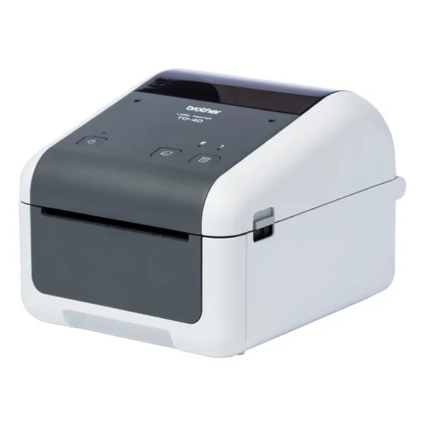 Термопринтер Brother TD4410D 203 точек/дюйм USB 2,0 серый белый