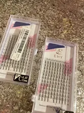 Pestañas postizas individuales 3D ~ 10D, 12 filas/funda, visón falso Natural, prefabricado, volumen ruso, C/D