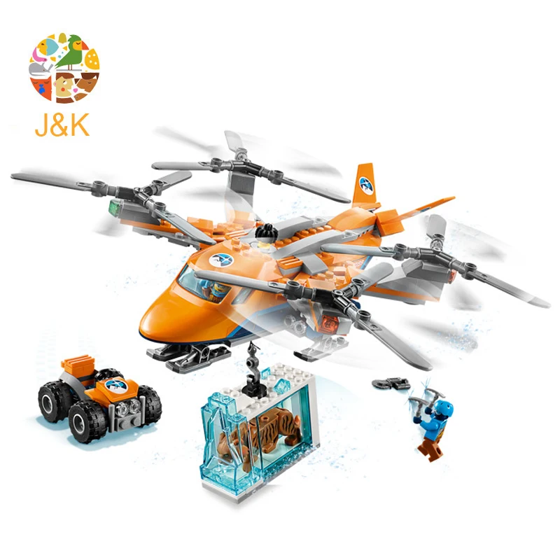 Город 310 шт Arctic Air Transport Совместимая модель 60193 конструктор игрушка для детей