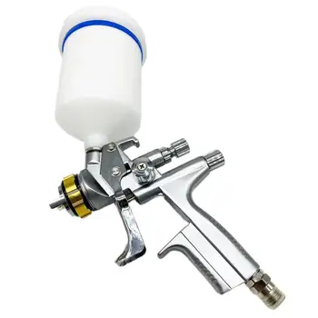 

Car Paint Spray Gun 1.3Mm Upper Pot Auto Sheet Metal Furniture Environmental Spraying Pneumatic Tool