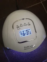 SUNX5 Max-Lámpara LED para secado de uñas, lámpara UV de hielo de 45/36/18 LED para secado de esmalte de Gel, temporizador, herramientas de manicura con Sensor automático, 90/72/36W