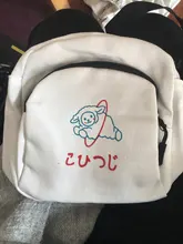 Bolso de hombro de lona para mujer, Mini BOLSA DE TELÉFONO coreana con estampado de dibujos animados, cruzado, informal, con solapa