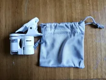 Clip Microscope Magnifying Glass Cell-Phone-Clip Uv-Light Focusing Jewelry 60X LED 