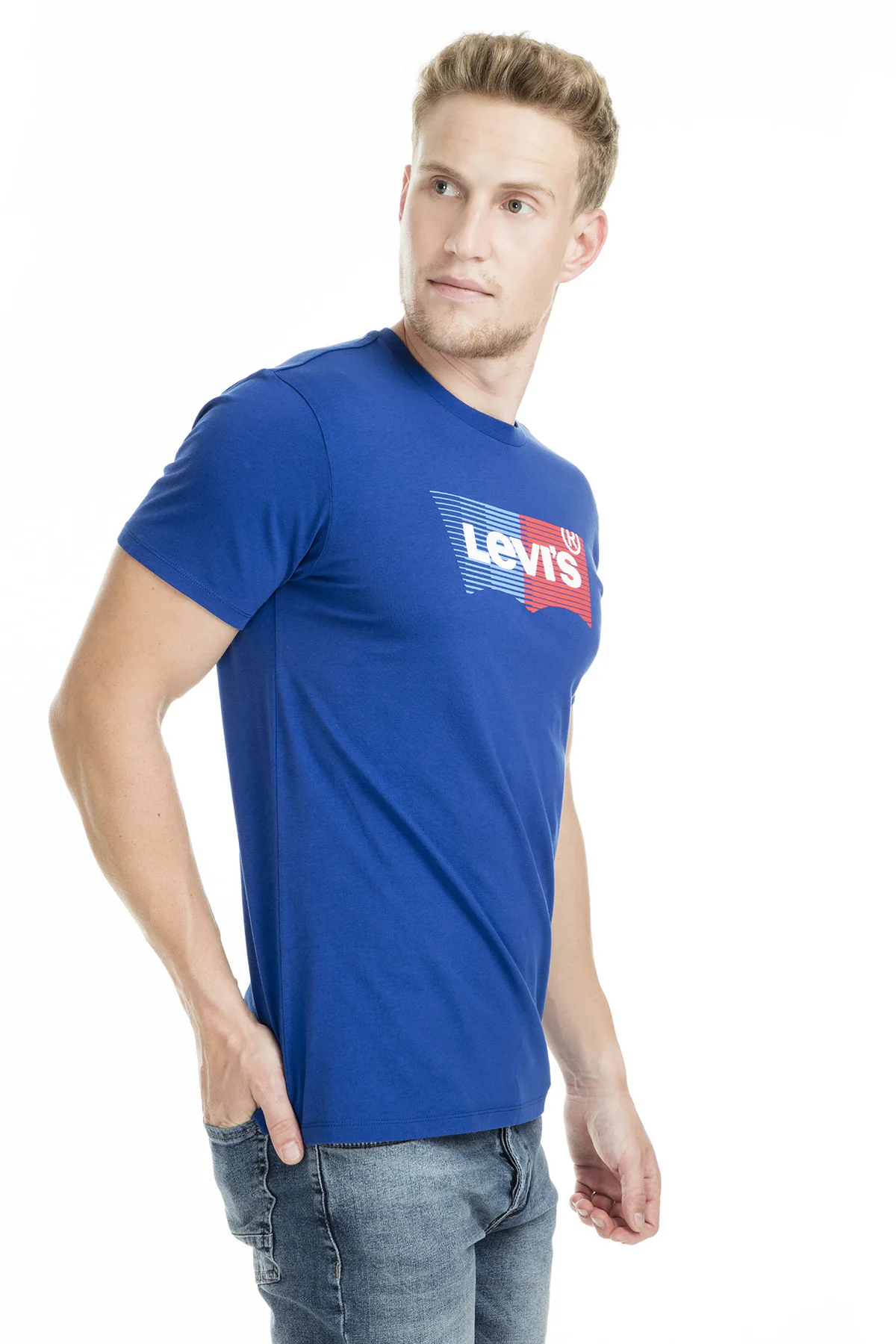 Levi's велосипедный Воротник T shirirt 22489