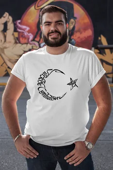 

Angemiel Wear Republic of Turkey Moon Star White Men 'S Cotton Big Size T-Shirt