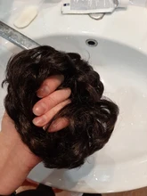 AILIADE-moño de goma elástica para mujer, sombreros de niña, moño desordenado, Donut, gris, marrón, Goma elástica para el pelo, banda de goma, extensiones de cabello