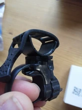 Soporte para linterna de bicicleta con rotación de 360 grados, Clip ajustable para lámpara de luz de bicicleta