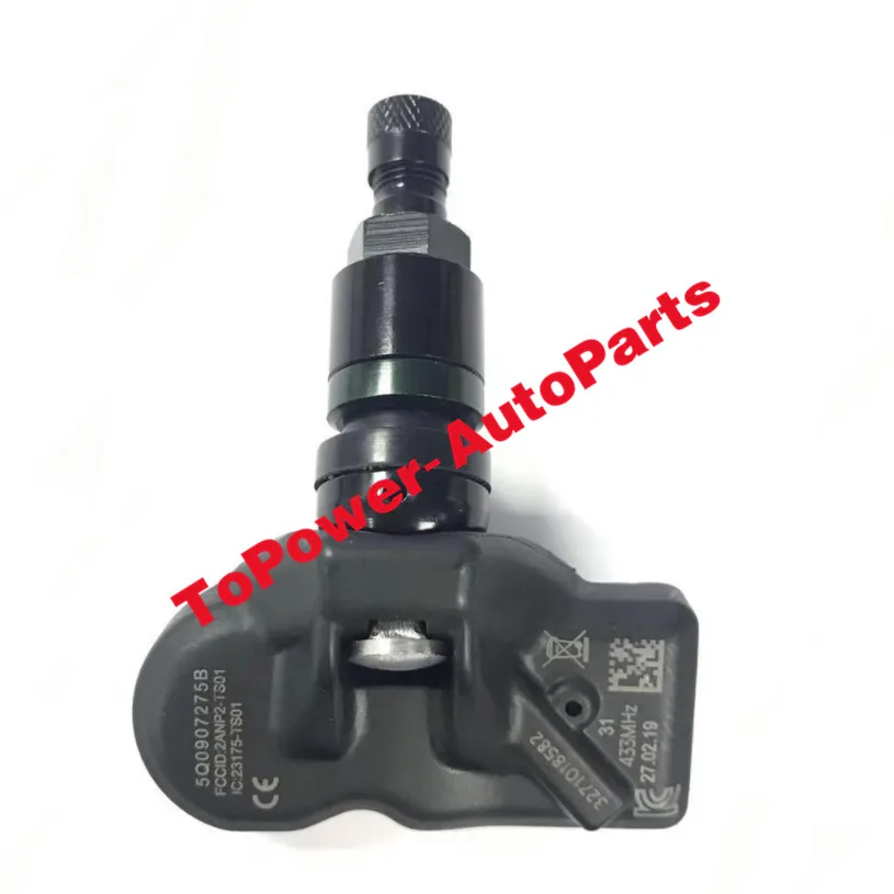 Новые 4 шт. датчик давления в шинах TPMS 5Q0907275B/5Q0907275/5Q0907275C 433 МГц для Audii Skodaa V++ W Touareg Porsche Bentley