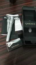 QSHAVE-Afeitadora de seguridad ajustable con doble filo para hombre, rasuradora con 5 cuchillas para afeitar clásica, limas de suaves a agresivas, 1-6 niveles
