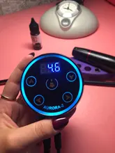 Fuente de alimentación de tatuaje Digital profesional, Mini AURORA II, LCD, suministros para máquina de tatuaje