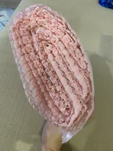 Mini rollo de burbujas de aire en forma de corazón para fiestas, rollo de espuma para regalos, decoración de boda, urdimbre, color rosa, 20cm x 5m