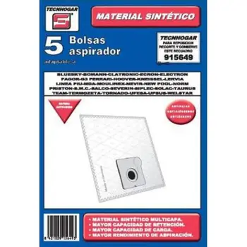 

Replacement Bag for Vacuum Cleaner Tecnhogar 915649 (5 uds)