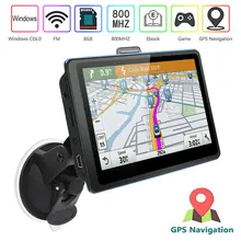 Gps навигатор для грузовиков Europa gps Android навигационная Автомобильная навигационная система 5 дюймов 8 Гб ПЗУ 3D вид gps 7 навигатор для грузовиков Карта Европы