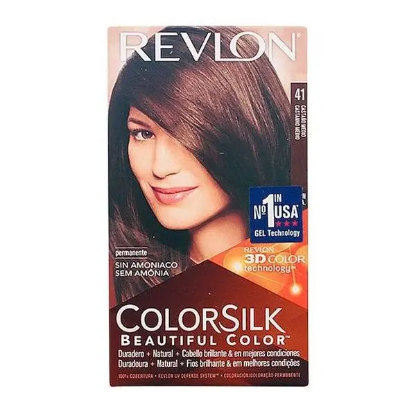 Краситель без аммиака Colorsilk Revlon коричневый