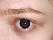 AMARA-lentillas cosméticas, lentillas de colores para ojos, bonitas, serie negra, 1 par