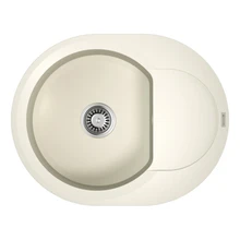 Мойка для кухни Omoikiri Sakaime 60E-WH Tetogranit(Белый)(Ударопрочная, термостойкая, оборачиваемое крыло