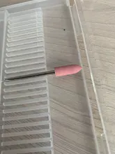 Caja de almacenamiento clara de 10/20/30 ranuras para limas de uñas, contenedor para accesorios de uñas