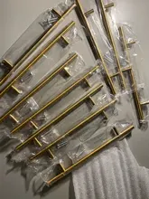 KAK Zinc Alloy Pearl Gold Cabinet Knobs Kitchen Door Handles Drawer Cupboard Door Handle