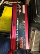 Sine-Wave-Inverter Voltage-Transformer-Power 3000W 220V Pure Led-Display 12V/24V To AC110V