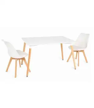 

Rectangular table model white Vandyk
